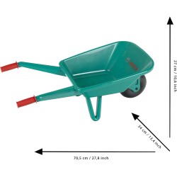 Theo Klein - 2770 Carriola da Giardino Bosch I Carriola Resistente, di Ottima qualità per Bambini I Dimensioni- 70,5 cm x 34 cm 