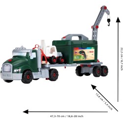 Theo Klein - 8640 Set da Gioco per Camion avvitabile e Ixolino Bosch, Giocattoli da Costruzione con Attrezzi, Carrello elevatore