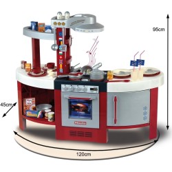 Theo Klein - 9155 Cucina Gourmet International Miele con piastra e modulo sonoro a batterie, forno, lavastoviglie e molto altro,