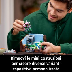 LEGO - 21265 Minecraft Banco da Lavoro, Set di Avventura per Festeggiare il 15° Anniversario del Videogioco, Modellino da Costru