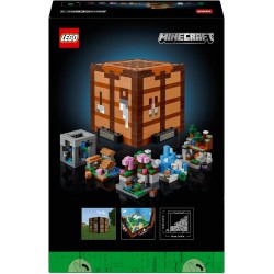 LEGO - 21265 Minecraft Banco da Lavoro, Set di Avventura per Festeggiare il 15° Anniversario del Videogioco, Modellino da Costru