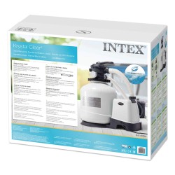 INTEX 26652 Pompa A Sabbia - Flusso Dacqua: 12.000 L/h, Flusso Di Sistema: 9.200 L/h