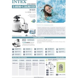 Intex Pompa a sabbia con sistema ECO per piscine fino a 32.200 L - 26676