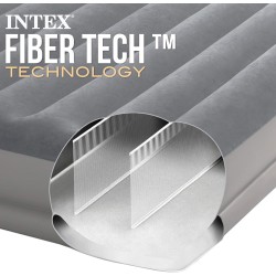 Intex Materasso matrimoniale Dura-Beam Prestige Mid-Rise 152x203x30 cm con pompa USB Fastfill 64114