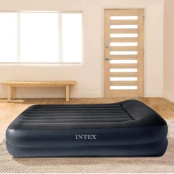 Intex Materasso Matrimoniale Dura Beam Pillow Rest 152x203x42 cm con pompa incorporata 64124