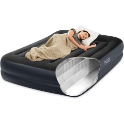 Intex Materasso Matrimoniale Dura Beam Pillow Rest 152x203x42 cm con pompa incorporata 64124