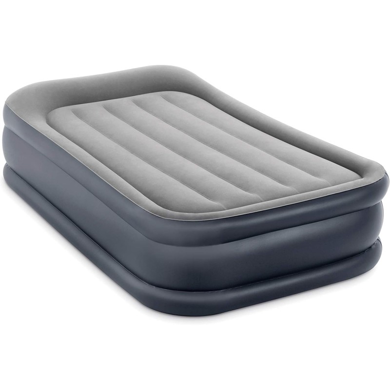 Intex Materasso Singolo Dura Beam Pillow Rest Deluxe 99x191x42 cm con pompa incorporata 64132