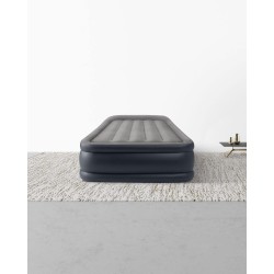 Intex Materasso Singolo Dura Beam Pillow Rest Deluxe 99x191x42 cm con pompa incorporata 64132