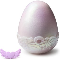 HATCHIMALS Alive, Uovo Mystery Hatch Pufficorn, Peluche Interattivo a Sorpresa con Effetti Speciali, Nebbia, Luci, 100 Reazioni 