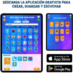 Giochi Preziosi - Poe - Peluche Orso Dotato di AI, Crea con l App Infinite Storie Personalizzate E Poe te le racconterà, Sicuro,