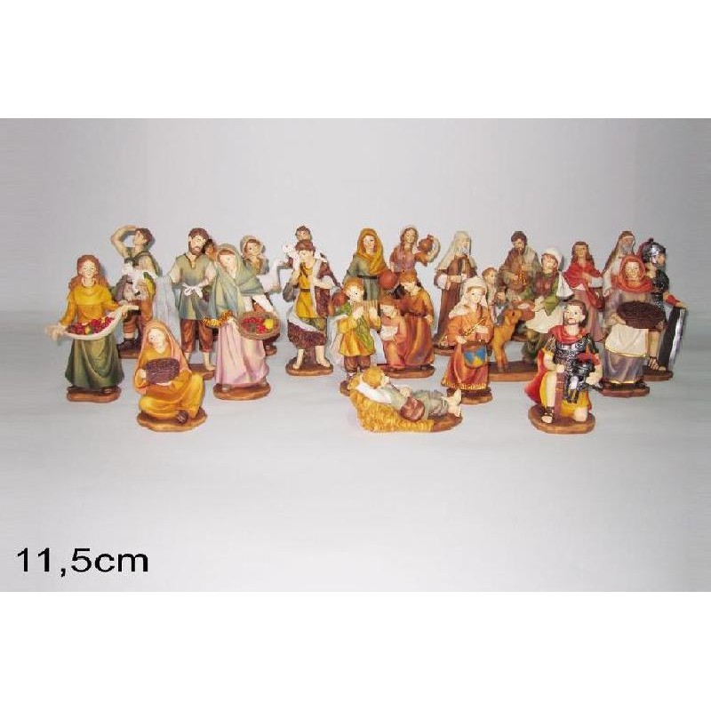 Pastori Presepe 11,5 cm, assortimento, 1 pezzo casuale