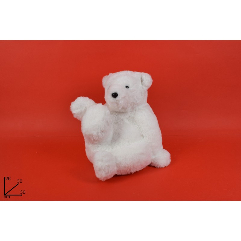 ORSO CON PELLICCIA SEDUTO 30 CM X 20