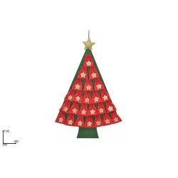 ALBERO CON SACCHETTINI CALENDARIO DELL  AVVENTO