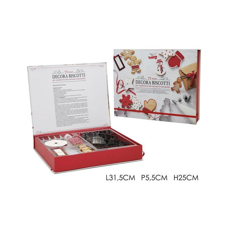 Kit 71 pezzi Decora Biscotti Natalizi, 594995