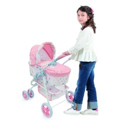 Coccole e Baci - carrozzina deluxe 3 in 1, color rosa, età 3+, GGI210059