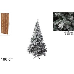 ALBERO DI NATALE SNOW ECO 180 CM 450 PUNTE