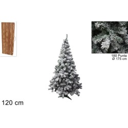 ALBERO DI NATALE SNOW ECO 120 CM, 180 PUNTE