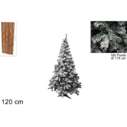 ALBERO DI NATALE SNOW ECO 120 CM, 180 PUNTE