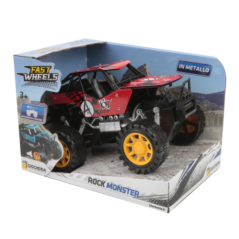 FAST WHEELS - Rock Monster a Frizione 2 Colori