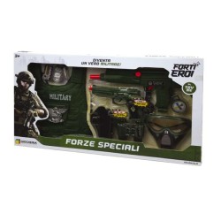 FORTI EROI - SET TRAVESTIMENTO MILITARE CON ACCESSORI