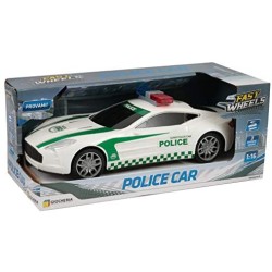 FAST WHEELS - Police Car Auto Polizia 1:16 Frizione Luci e Suoni