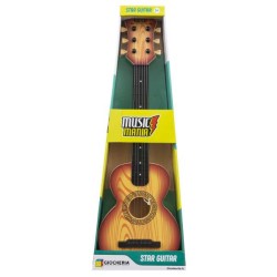 MUSIC MANIA - Star Guitar Chitarra in Simil-Legno cm65