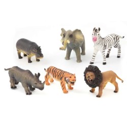 PARK & FARM - Animali Morbidi Savana 6 soggetti Assortiti 20cm