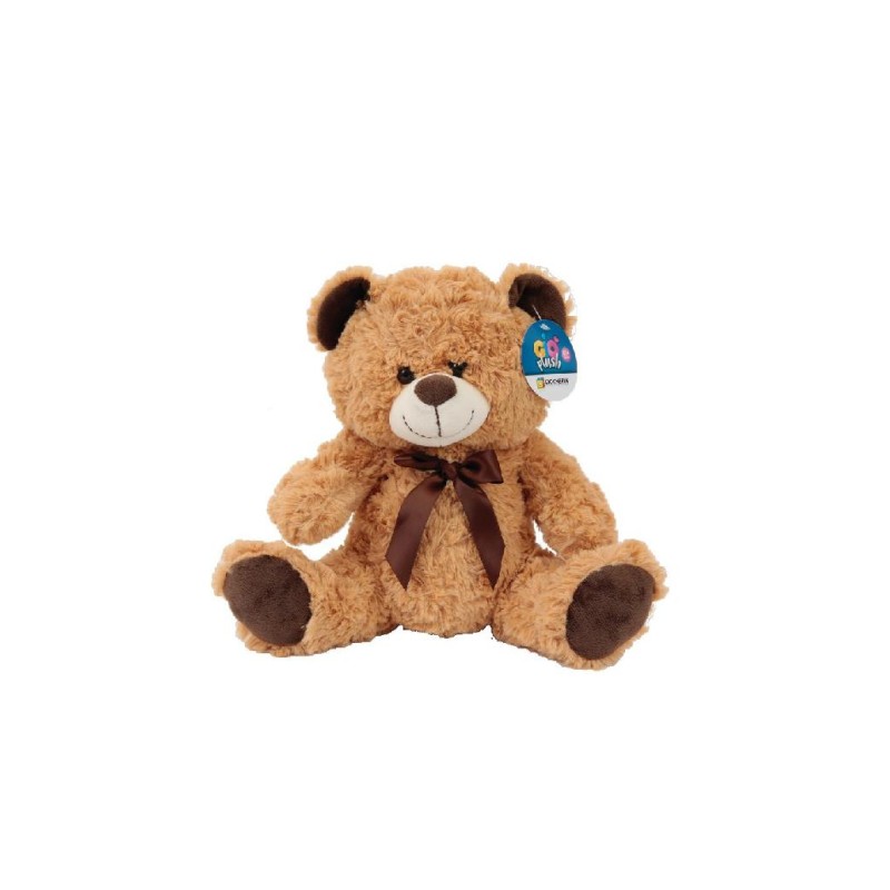 GIO PLUSH - Orso Marrone Ricciolino cm25