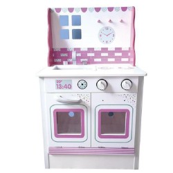 GIOCHI DI CASA - CUCINA ROSA IN LEGNO 74cm GGI190252