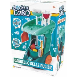 Giochi di Casa - Carrello delle Pulizie con 8 Accessori