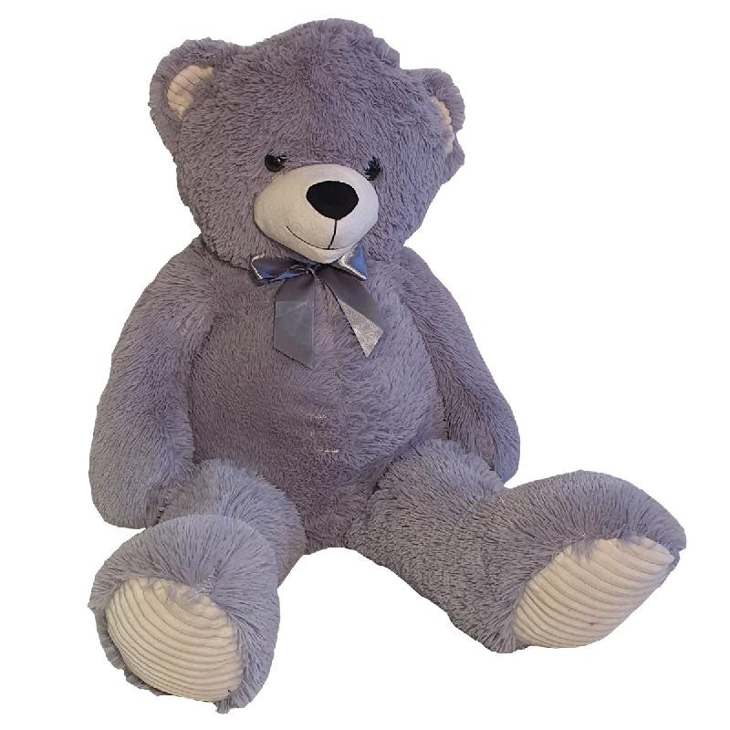 Giò Plush - Peluche Orso Grigio/Beige, 1 pezzo