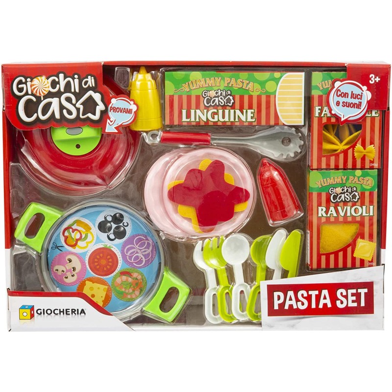 Giochi di Casa - Gioco Pasta Set in Pentola Salse e Condimenti - GGI210103