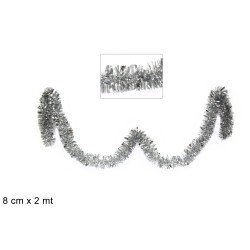 FILO ADDOBBO SILVER 8CM X 2MT