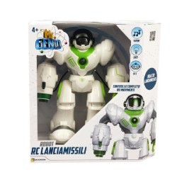 Mr. Genio - Robot radiocomandato (assortito in 2 colori) con cavo usb - GGI220190