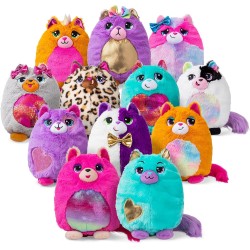 Giò Plush - Misfittens Gatto di Peluche a Sorpresa, giocattolo da collezione morbido coccoloso per bambini piccoli - POS230007