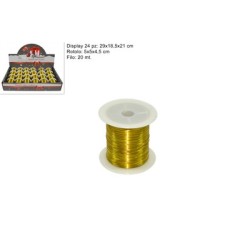 FILO METALLO 20 MT ORO