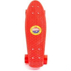 Playout - Skateboard cm. 55 Grip PVC 2 Colori ROSSO e BLU assortiti - GGI200096