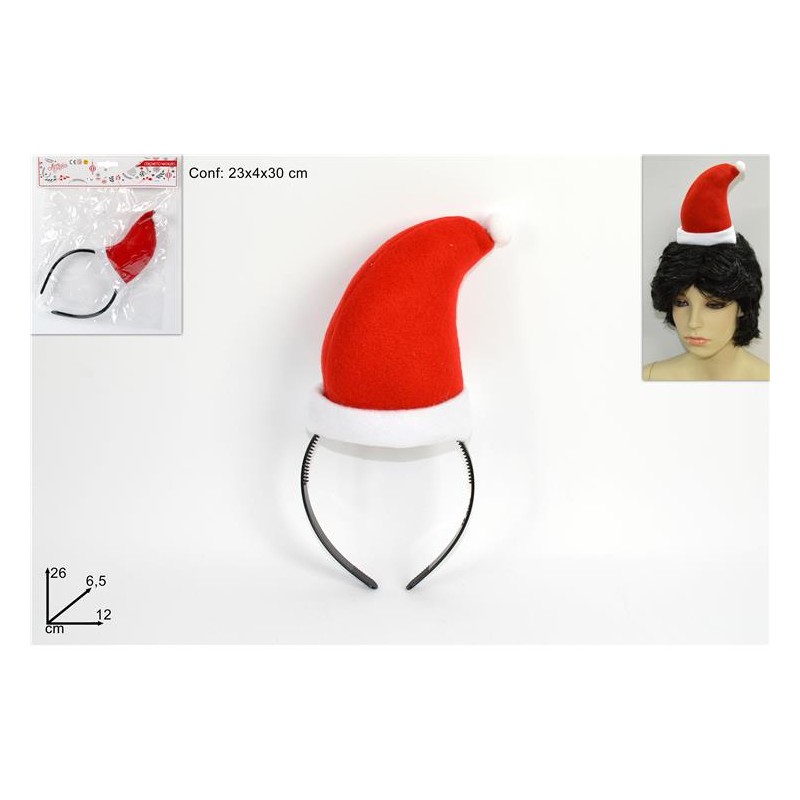 CERCHIETTO CAPPELLO BABBO NATALE