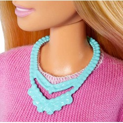 Barbie Bambola Insegnante, con 10 Accessori tra cui Computer e Mappamondo, Giocattolo per Bambini 3+ Anni, GJC23