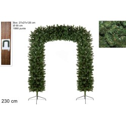 DECORAZIONI AD ARCO INGRESSO GHIRLANDA VERDE H230cm