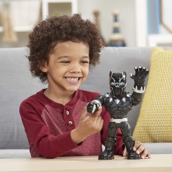 Marvel Super Hero Adventures - Black Panther (Playskool Heroes Super Hero Adventures Mega Mighties, Action Figure da 25 cm)