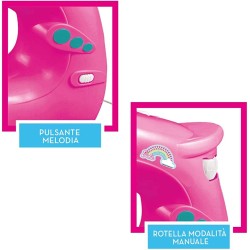 Grandi Giochi Giochi-GG00530 GG00530, Macchina da Cucire di Barbie per Bambini, Rosa