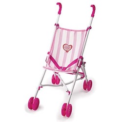 Grandi Giochi GG71250, Amore Mio Passeggino Ombrello, Colore Bianco/Rosa