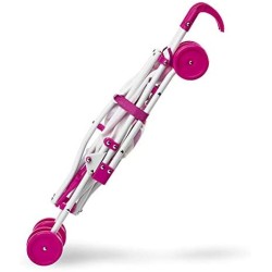 Grandi Giochi GG71250, Amore Mio Passeggino Ombrello, Colore Bianco/Rosa