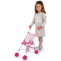 Grandi Giochi GG71250, Amore Mio Passeggino Ombrello, Colore Bianco/Rosa