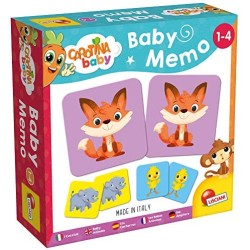 Lisciani Giochi- Carotina Baby Memo Cuccioli Gioco Educativo, Multicolore, 80052