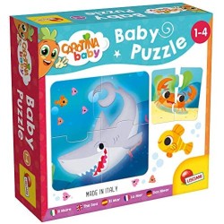 Lisciani Giochi- Carotina Baby Il Mare Puzzle, Multicolore, 80069