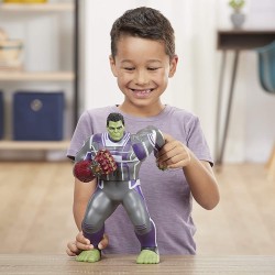 Hasbro Marvel Avengers - Endgame Hulk Pugni Invincibili, Action Figure Elettronica con 20 Suoni e Frasi [Versione Italiano]