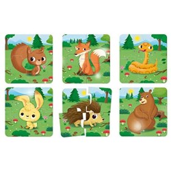 Lisciani Giochi- Carotina Baby Il Bosco Puzzle, Multicolore, 80076