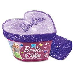 Lisciani Giochi Dough Cuore di Barbie Glitter, Colore, 88744